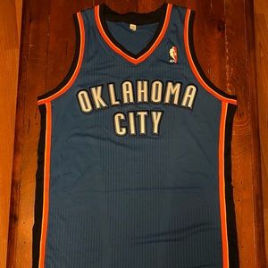 Authentic Blank Oklahoma City Thunder NBA Jersey